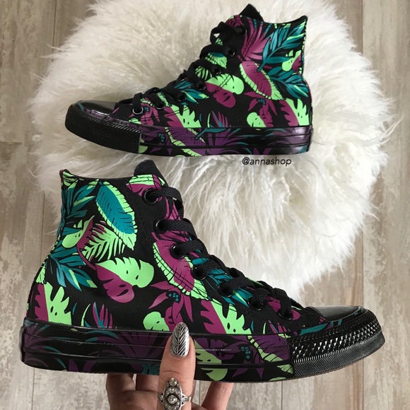 NWTConverse ID Custom Floral high tops! - Picture 2 of 8